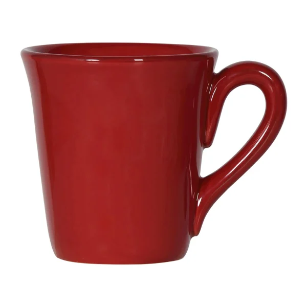 Côté Table Mug En Faïence Rouge – Campagne se précipiter pour acheter 1