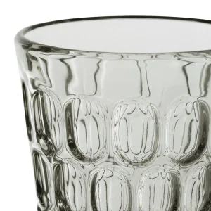 le grand escompte Côté Table Gobelet Optic Gris En Verre 6