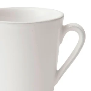 Livraison rapide Côté Table Mug Americain En Faïence Blanc 9