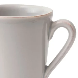 Côté Table Mug Americain En Faïence Gris Perle marque moins cher 9