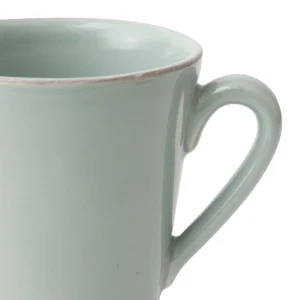 grande marque pas cher Côté Table Mug Americain En Faïence Vert D’eau 9