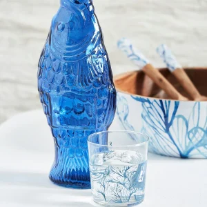 vente pas cher Côté Table Gobelet Algue Bodega Bleu 35.5cl Verre 13