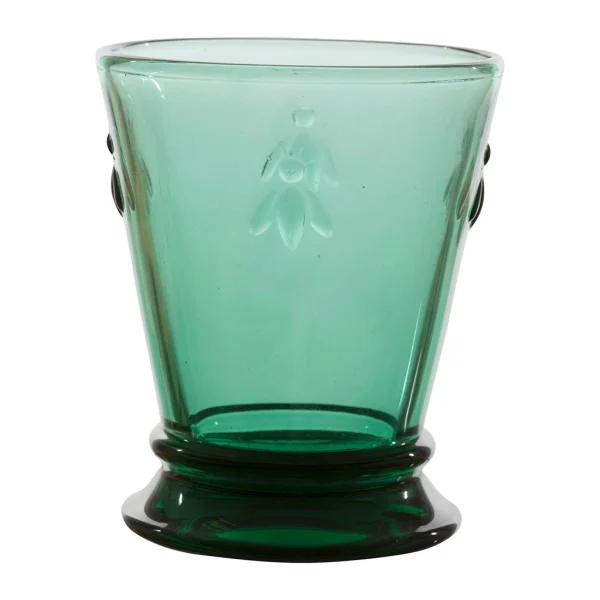 Côté Table Gobelet Abeilles Aqua En Verre vente luxe pas cher 1