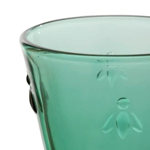 Côté Table Gobelet Abeilles Aqua En Verre vente luxe pas cher 9