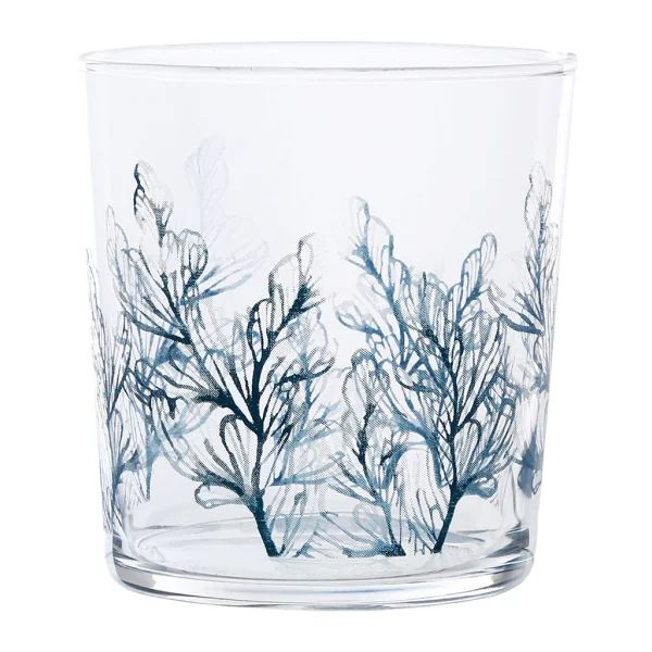 vente pas cher Côté Table Gobelet Algue Bodega Bleu 35.5cl Verre 1