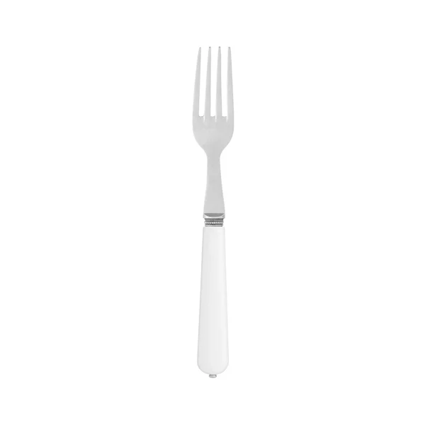 vente pas cher en ligne Côté Table Fourchette En Inox Blanc – Lucie 1