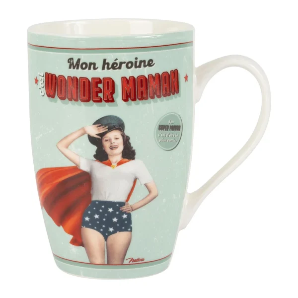 Natives Mug En Porcelaine Vert – Wonder Maman Vert soldes 1