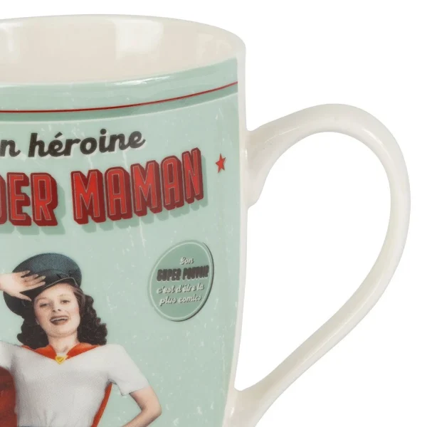 Natives Mug En Porcelaine Vert – Wonder Maman Vert soldes 3