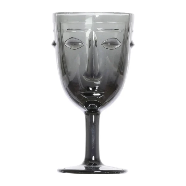 Opjet Verre à Pied Visage Noir site pas cher 1