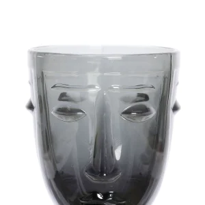 Opjet Verre à Pied Visage Noir site pas cher 12