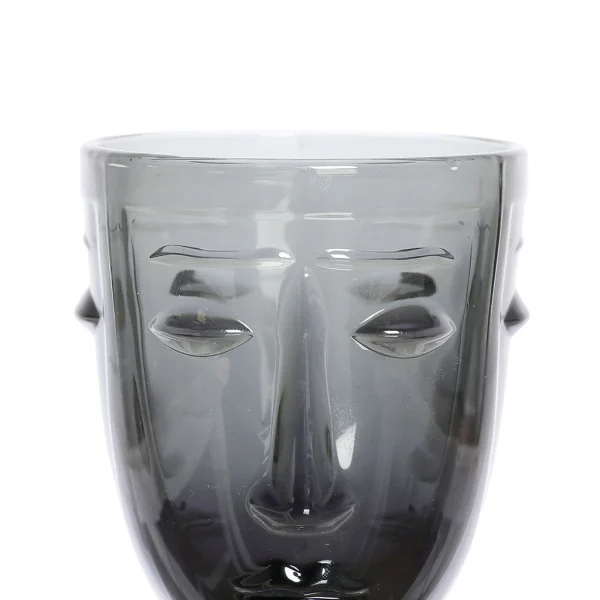 Opjet Verre à Pied Visage Noir site pas cher 4