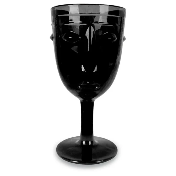 Opjet Verre à Pied Visage Noir site pas cher 3