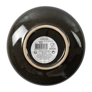 Home Déco Factory Coupelle En Grès Noir 70cl grande marque pas cher 10