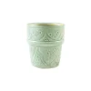 Chabi Chic Tasse Vert Amande, Liseré Doré D7.5xh7cm – Beldi Empreinte Livraison internationale 14