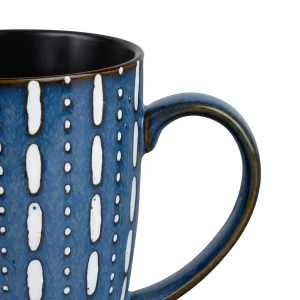 Livraison Standard/Rapide SEMA DESIGN Mug En Porcelaine Indigo – Urazia 6