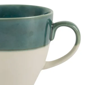 SEMA DESIGN Tasse En Grès émeraude Et Blanc – Crakel pas cher en vente 6