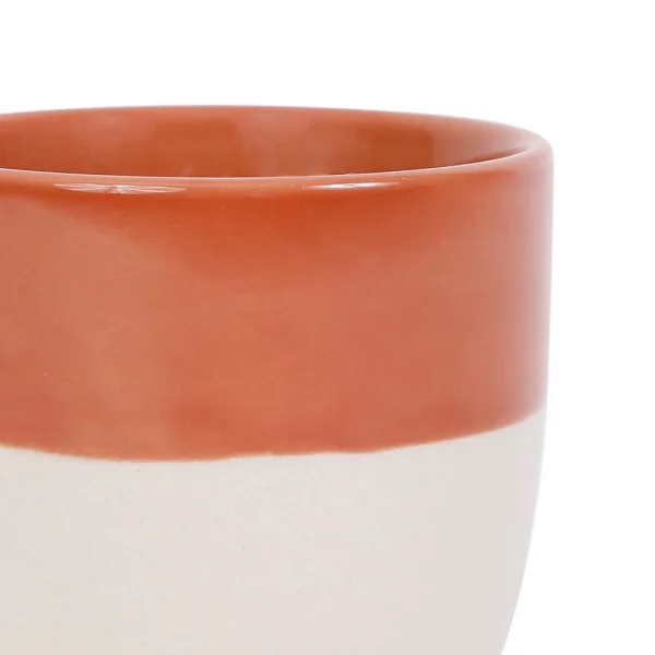 SEMA DESIGN Gobelet En Grès Terracotta Et Blanc – Crakel magasin 3