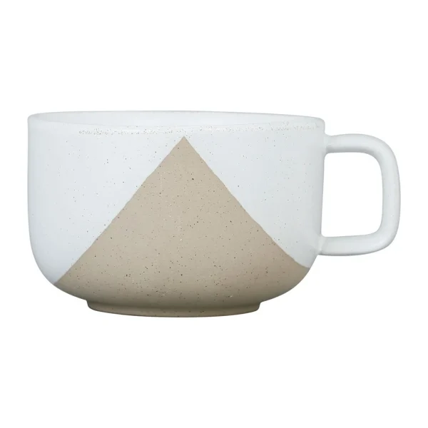 SEMA DESIGN Tasse à Thé Avec Support En Grès Indigo, Blanc Et Terracotta -courba Paris 4