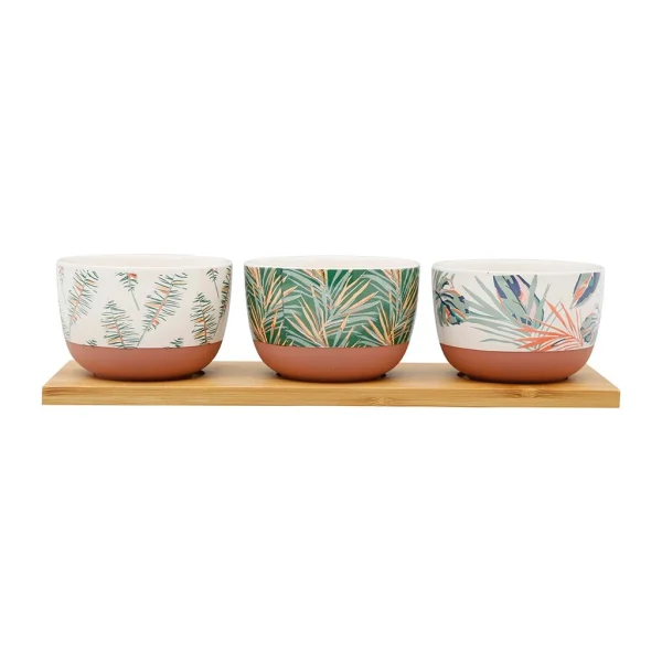 magasins pour SEMA DESIGN Coupelle X3 Avec Plateau Tropic’art Multicolore 1