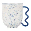 vente luxe pas cher SEMA DESIGN Mug Bleu 37.5cl En Porcelaine – Funny 8