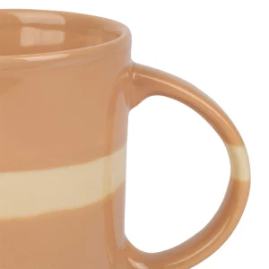 Top ventes SEMA DESIGN Mugs X3 Terracotta, émeraude Et Corail 37.5cl En Porcelaine – Sweet Leaves 6