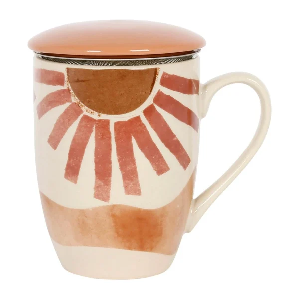 SEMA DESIGN Tisanière Avec Filtre Terracotta 37.5cl En Porcelaine – Sweet Leaves france en ligne 1