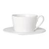 Côté Table Tasse Et Sous-tasse En Faience Blanche – Constance achat pas cher 11